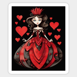 Queen of Hearts Sticker